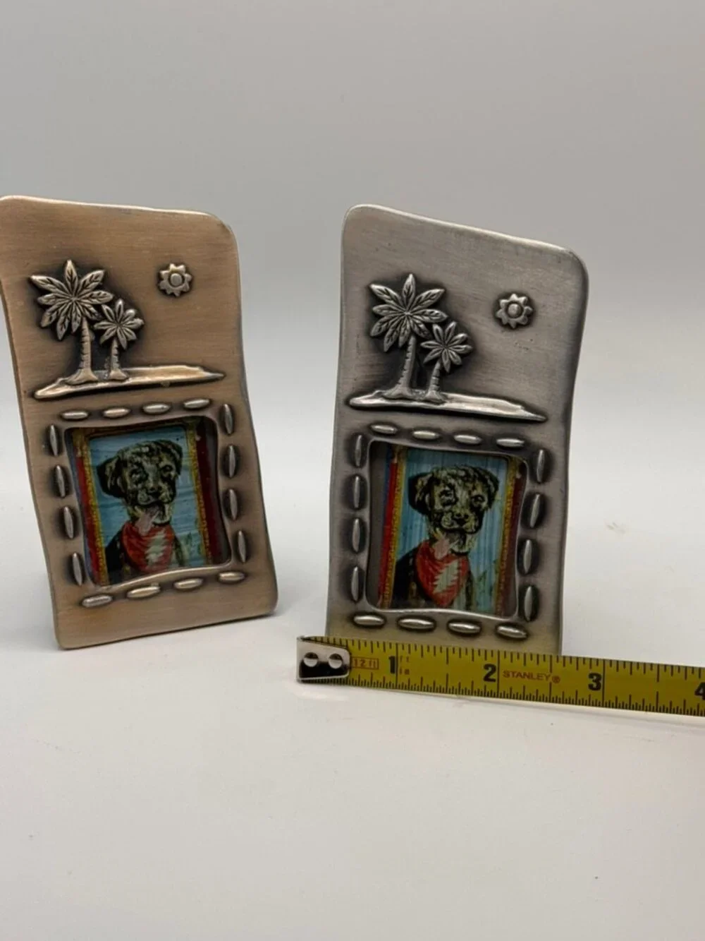 Vintage 1990s Miniature Mixed Metal Frames Set